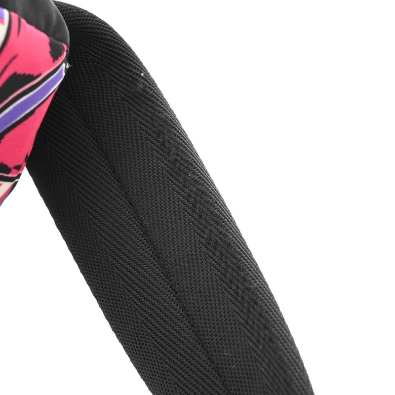 PRADA プラダ バックパック　ハート ブラック ピンク 2VZ135 メンズ ナイロン レザー リュック・デイパック Aランク 中古 銀蔵