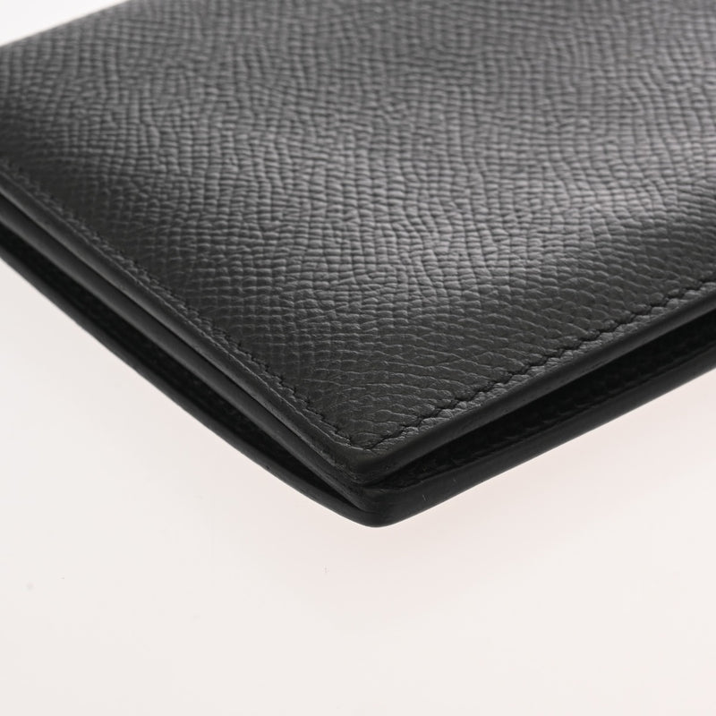 HERMES エルメス シチズンツイルロング シルクイン ブラック Z刻印(2021年頃) ユニセックス ヴォーエプソン 長財布 Bランク 中古 銀蔵