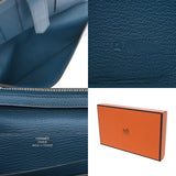 HERMES エルメス ベアンスフレ ブルータラサ □Q刻印(2013年頃) レディース シェーブル 長財布 ABランク 中古 銀蔵