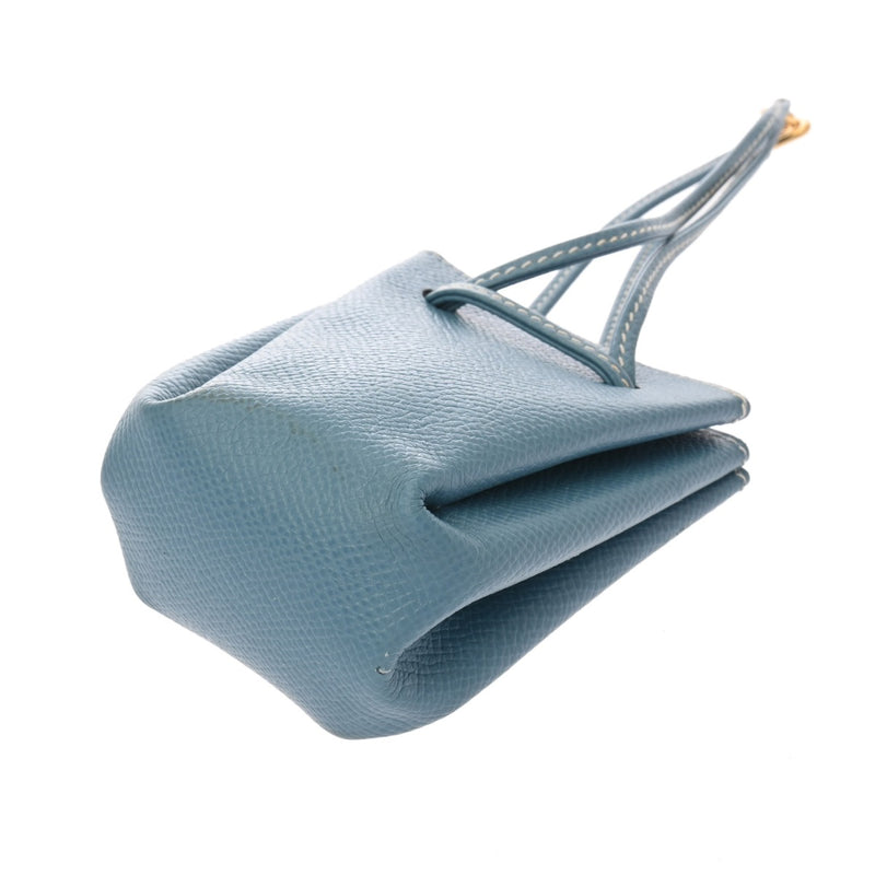 HERMES エルメス ヴェスパ ポーチ ブルージーン □C刻印(1999年頃) レディース クシュベル アクセサリーポーチ ABランク 中古 銀蔵