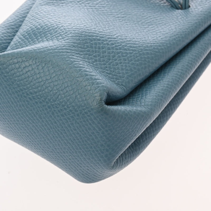 HERMES エルメス ヴェスパ ポーチ ブルージーン □C刻印(1999年頃) レディース クシュベル アクセサリーポーチ ABランク 中古 銀蔵