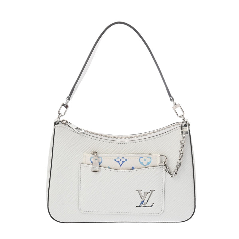 LOUIS VUITTON ルイヴィトン エピ マレル ブロン/ブルー M25312 レディース レザー ショルダーバッグ 新同 中古 銀蔵