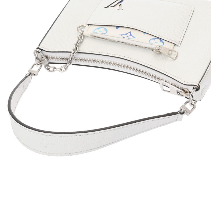 LOUIS VUITTON ルイヴィトン エピ マレル ブロン/ブルー M25312 レディース レザー ショルダーバッグ 新同 中古 銀蔵