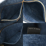 PRADA プラダ カナパ トート ブルー B1877B レディース デニム ハンドバッグ ABランク 中古 銀蔵