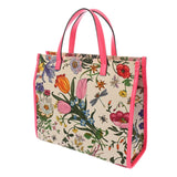 GUCCI グッチ フローラ 2WAY ホワイト/ビビットピンク 550141 レディース キャンバス レザー ハンドバッグ ABランク 中古 銀蔵