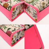 GUCCI グッチ フローラ 2WAY ホワイト/ビビットピンク 550141 レディース キャンバス レザー ハンドバッグ ABランク 中古 銀蔵