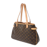 LOUIS VUITTON ルイヴィトン モノグラム バティニョール オリゾンタル ブラウン M51154 レディース モノグラムキャンバス トートバッグ Bランク 中古 銀蔵