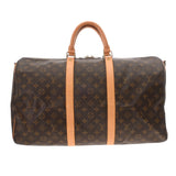 LOUIS VUITTON ルイヴィトン モノグラム キーポルバンドリエール 50 ブラウン M41416 レディース モノグラムキャンバス ボストンバッグ ABランク 中古 銀蔵