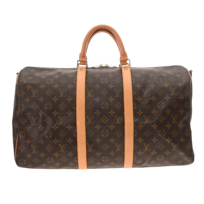 LOUIS VUITTON ルイヴィトン モノグラム キーポルバンドリエール 50 ブラウン M41416 レディース モノグラムキャンバス ボストンバッグ ABランク 中古 銀蔵