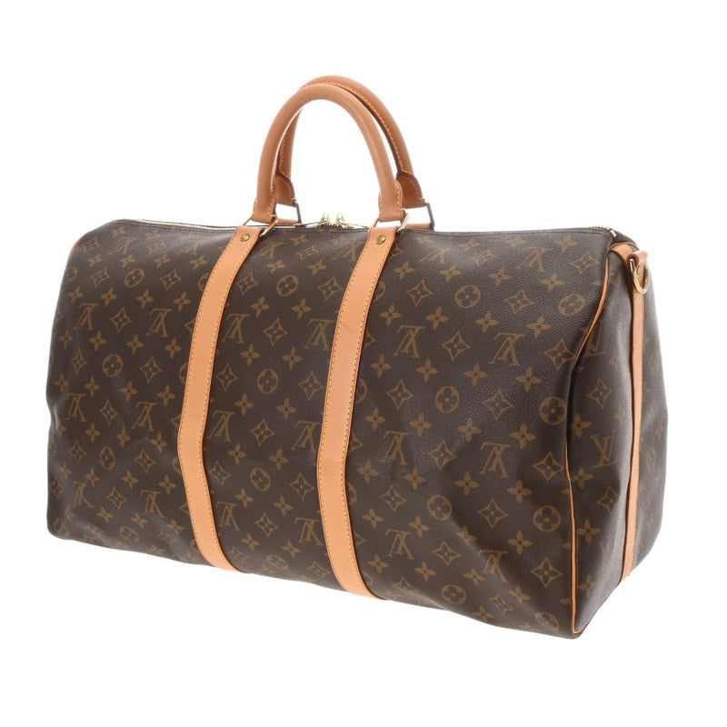 LOUIS VUITTON ルイヴィトン モノグラム キーポルバンドリエール 50 ブラウン M41416 レディース モノグラムキャンバス ボストンバッグ ABランク 中古 銀蔵