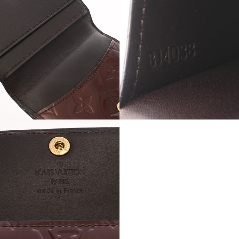 LOUIS VUITTON ルイヴィトン モノグラムヴェルニ ラドロー アマラント M93519 レディース ヴェルニ コインケース Aランク 中古 銀蔵