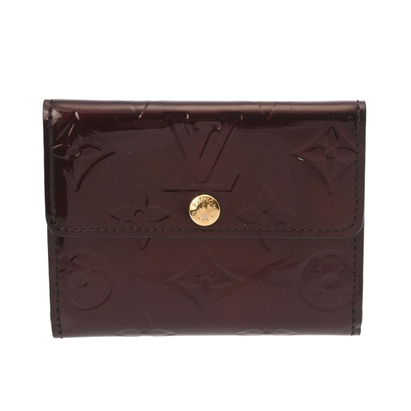 LOUIS VUITTON ルイヴィトン モノグラムヴェルニ ラドロー アマラント M93519 レディース ヴェルニ コインケース Aランク 中古 銀蔵