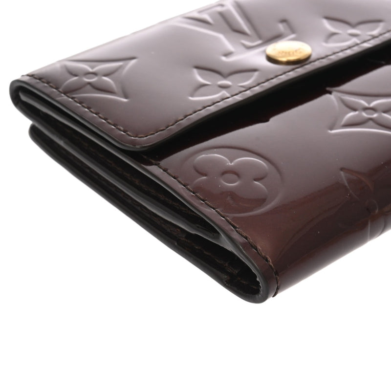 LOUIS VUITTON ルイヴィトン モノグラムヴェルニ ラドロー アマラント M93519 レディース ヴェルニ コインケース Aランク 中古 銀蔵