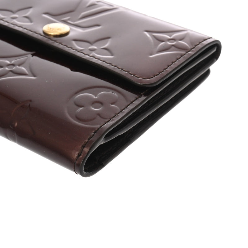 LOUIS VUITTON ルイヴィトン モノグラムヴェルニ ラドロー アマラント M93519 レディース ヴェルニ コインケース Aランク 中古 銀蔵