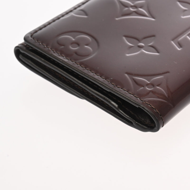 LOUIS VUITTON ルイヴィトン モノグラムヴェルニ ラドロー アマラント M93519 レディース ヴェルニ コインケース Aランク 中古 銀蔵