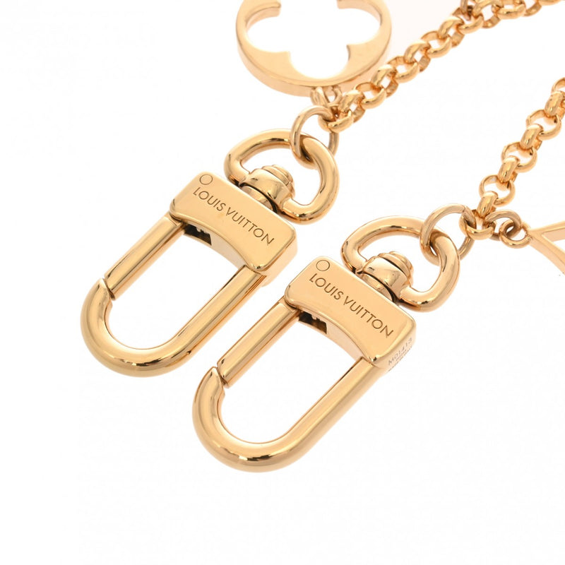 LOUIS VUITTON ルイヴィトン チェーンフルール ドゥ モノグラム ゴールド M01413 レディース GP キーホルダー Aランク 中古 銀蔵