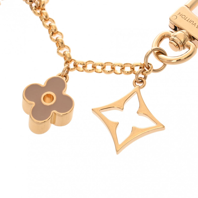 LOUIS VUITTON ルイヴィトン チェーンフルール ドゥ モノグラム ゴールド M01413 レディース GP キーホルダー Aランク 中古 銀蔵