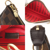 LOUIS VUITTON ルイヴィトン ダミエ ミニアクセサリーポーチ T&B ブラウン N58011 レディース ダミエキャンバス アクセサリーポーチ Aランク 中古 銀蔵
