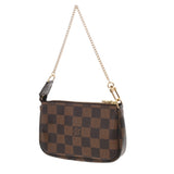 LOUIS VUITTON ルイヴィトン ダミエ ミニアクセサリーポーチ T&B ブラウン N58011 レディース ダミエキャンバス アクセサリーポーチ Aランク 中古 銀蔵
