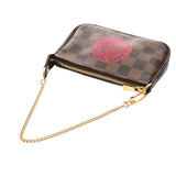 LOUIS VUITTON ルイヴィトン ダミエ ミニアクセサリーポーチ T&B ブラウン N58011 レディース ダミエキャンバス アクセサリーポーチ Aランク 中古 銀蔵
