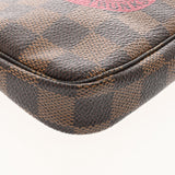 LOUIS VUITTON ルイヴィトン ダミエ ミニアクセサリーポーチ T&B ブラウン N58011 レディース ダミエキャンバス アクセサリーポーチ Aランク 中古 銀蔵