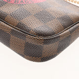 LOUIS VUITTON ルイヴィトン ダミエ ミニアクセサリーポーチ T&B ブラウン N58011 レディース ダミエキャンバス アクセサリーポーチ Aランク 中古 銀蔵
