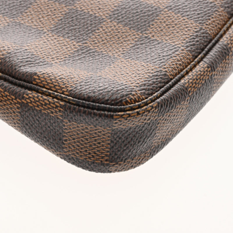 LOUIS VUITTON ルイヴィトン ダミエ ミニアクセサリーポーチ T&B ブラウン N58011 レディース ダミエキャンバス アクセサリーポーチ Aランク 中古 銀蔵
