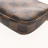 LOUIS VUITTON ルイヴィトン ダミエ ミニアクセサリーポーチ T&B ブラウン N58011 レディース ダミエキャンバス アクセサリーポーチ Aランク 中古 銀蔵