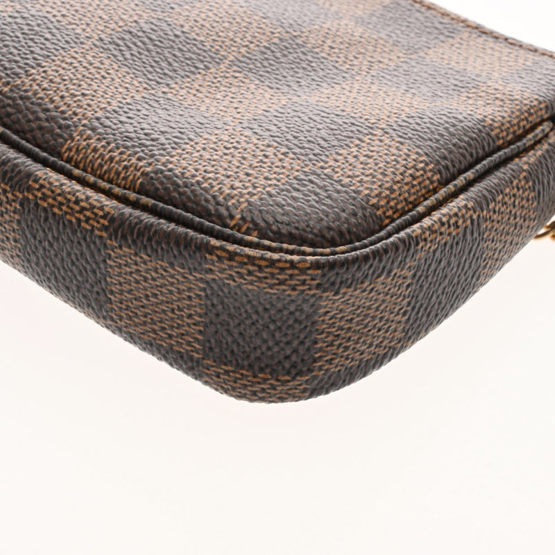 LOUIS VUITTON ルイヴィトン ダミエ ミニアクセサリーポーチ T&B ブラウン N58011 レディース ダミエキャンバス アクセサリーポーチ Aランク 中古 銀蔵