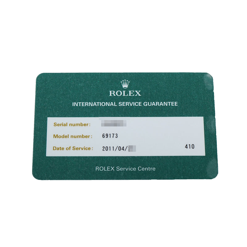 ロレックス デイトジャスト 10Pダイヤ 69173G L番(1990年頃製造) シャンパン/ダイヤモンド レディース 腕時計 自動巻き 中古 銀蔵