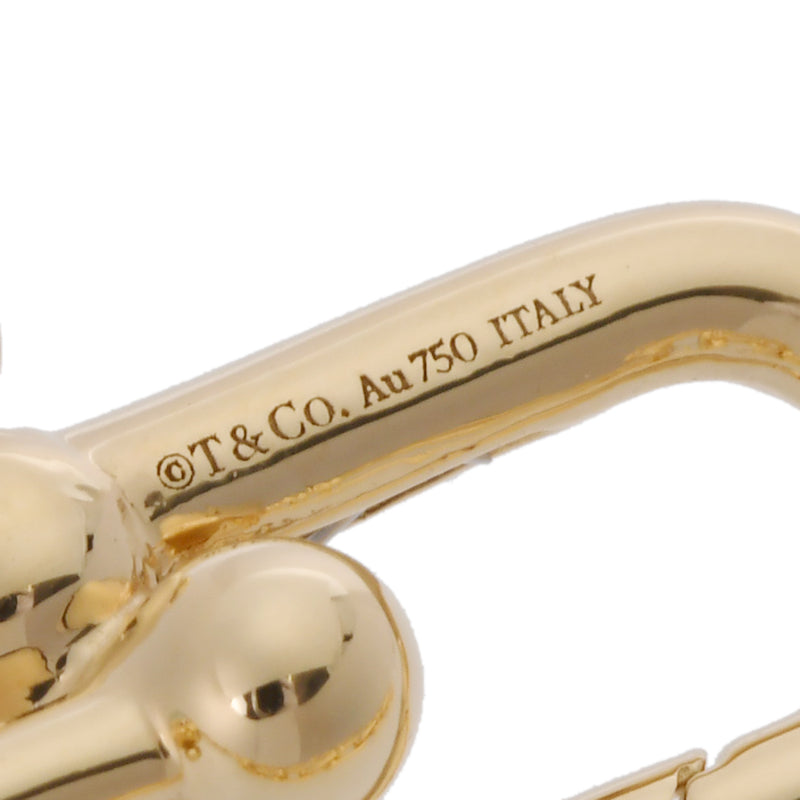 TIFFANY&Co. ティファニー ハードウェア スモールネックレス レディース K18イエローゴールド YG ネックレス Aランク 中古 銀蔵