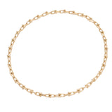 TIFFANY&Co. ティファニー ハードウェア スモールネックレス レディース K18イエローゴールド YG ネックレス Aランク 中古 銀蔵