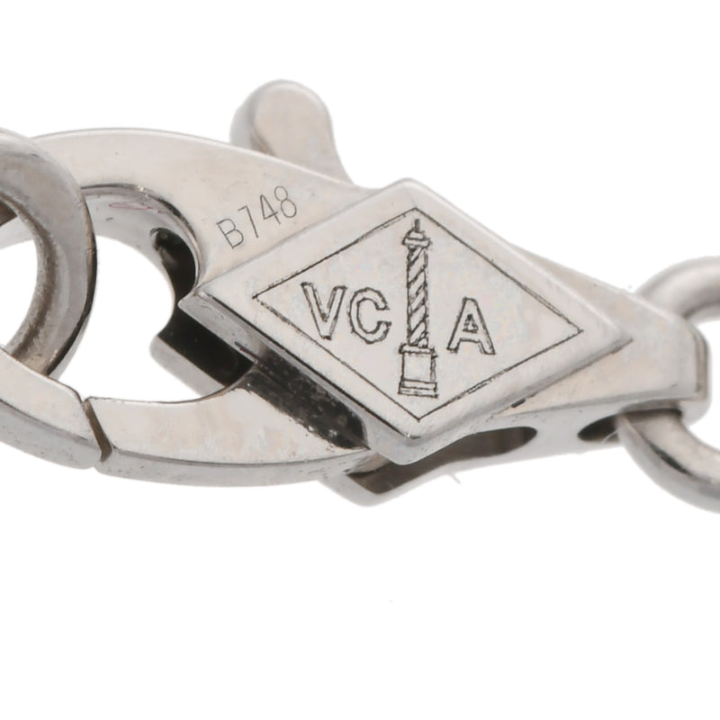 VAN CLEEF & ARPELS ヴァンクリーフ＆アーペル スウィートアルハンブラブレス VCAR085700 レディース K18ホワイトゴールド WG ブレスレット Aランク 中古 銀蔵