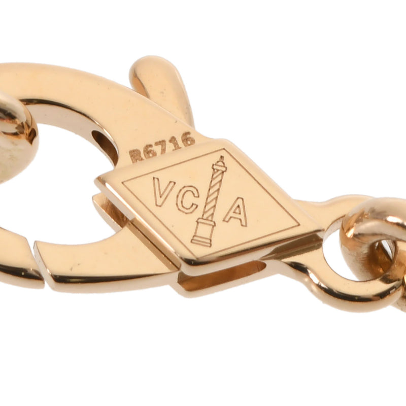 VAN CLEEF & ARPELS ヴァンクリーフ＆アーペル ヴィンテージ アルハンブラ マザー オブ パール  VCARA41800 レディース K18イエローゴールド YG ブレスレット Aランク 中古 銀蔵