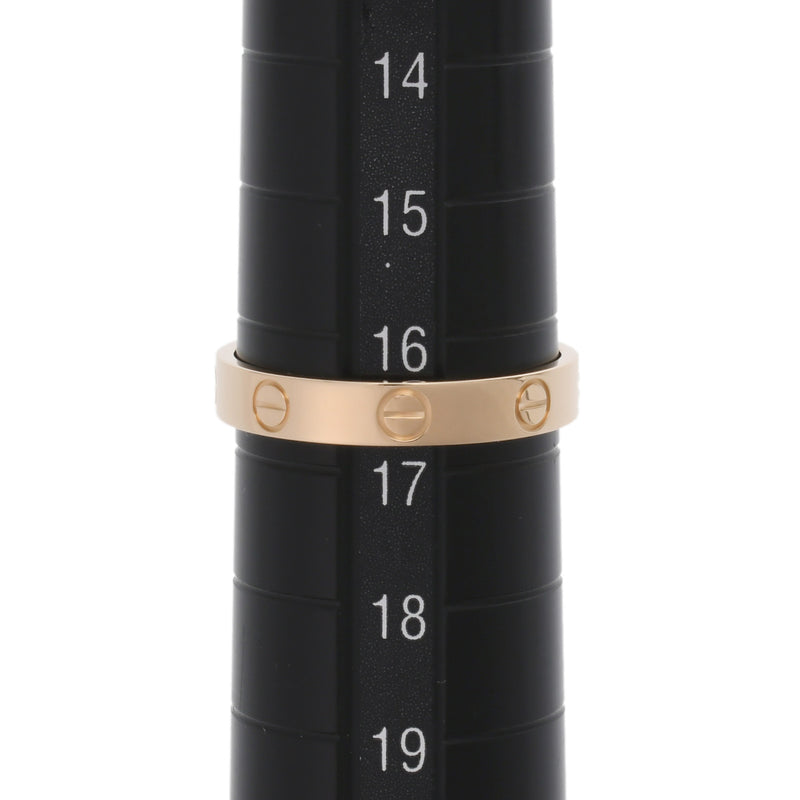 CARTIER カルティエ ミニラブリング #57 17号 レディース K18イエローゴールド YG リング・指輪 Aランク 中古 銀蔵