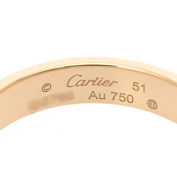 CARTIER カルティエ ミニラブリング #51 11号 レディース K18イエローゴールド YG リング・指輪 Aランク 中古 銀蔵