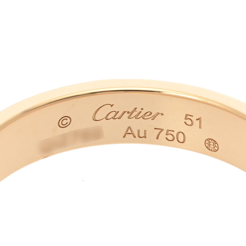 CARTIER カルティエ ミニラブリング #51 11号 レディース K18イエローゴールド YG リング・指輪 Aランク 中古 銀蔵