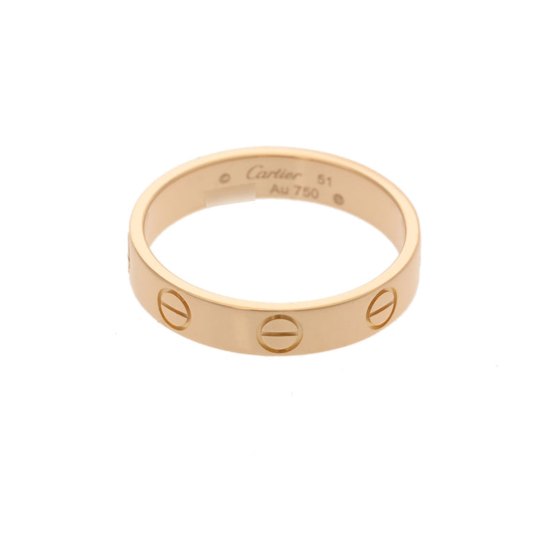 CARTIER カルティエ ミニラブリング #51 11号 レディース K18イエローゴールド YG リング・指輪 Aランク 中古 銀蔵
