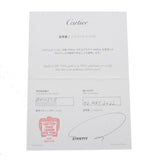 CARTIER カルティエ ジュストアンクル 新型 ハーフダイヤ #18 レディース K18ホワイトゴールド WG ブレスレット Aランク 中古 銀蔵