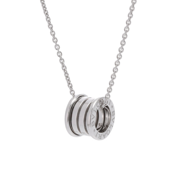 BVLGARI ブルガリ B-ZERO1 レディース K18ホワイトゴールド WG ネックレス Aランク 中古 銀蔵
