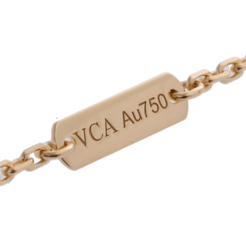 VAN CLEEF & ARPELS ヴァンクリーフ＆アーペル ヴィンテージ アルハンブラ オニキス VCARA45800 レディース K18イエローゴールド YG ネックレス Aランク 中古 銀蔵