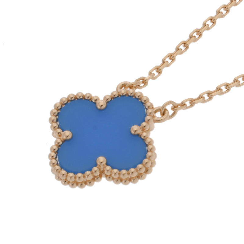 VAN CLEEF & ARPELS ヴァンクリーフ＆アーペル ヴィンテージアルハンブラ アザート VCARP9SY00 レディース K18イエローゴールド YG ネックレス Aランク 中古 銀蔵