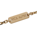VAN CLEEF & ARPELS ヴァンクリーフ＆アーペル ヴィンテージ アルハンブラ オニキス VCARA45800 レディース K18イエローゴールド YG ネックレス Aランク 中古 銀蔵