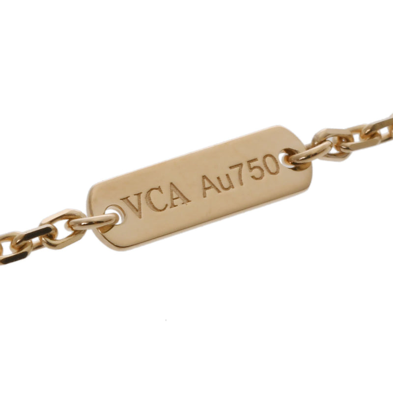 VAN CLEEF & ARPELS ヴァンクリーフ＆アーペル ヴィンテージ アルハンブラ オニキス VCARA45800 レディース K18イエローゴールド YG ネックレス Aランク 中古 銀蔵