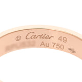 CARTIER カルティエ ミニラブリング #49 9号 レディース K18ピンクゴールド PG リング・指輪 Aランク 中古 銀蔵
