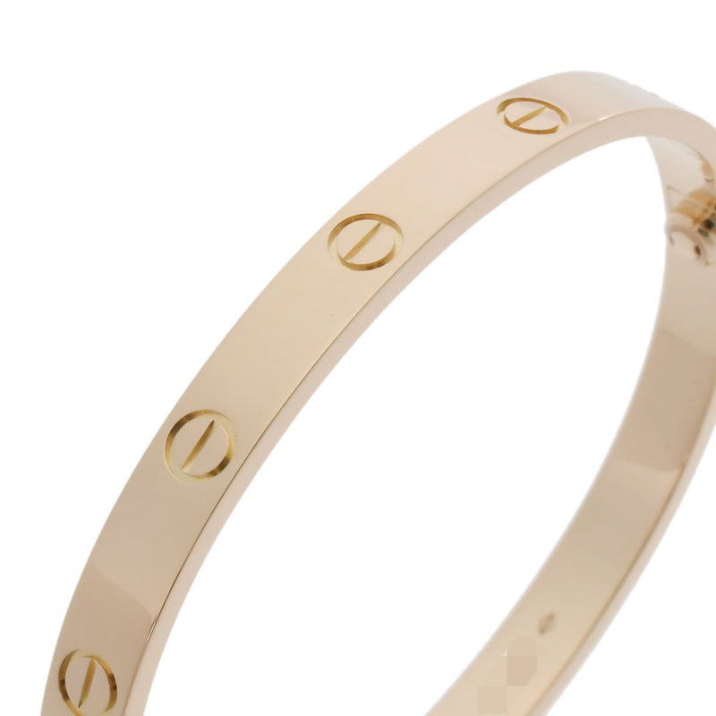 CARTIER カルティエ ラブブレス 新型 #18 レディース K18イエローゴールド YG ブレスレット Aランク 中古 銀蔵