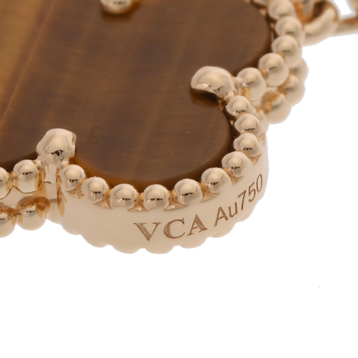 ヴァンクリーフ＆アーペル ヴィンテージ アルハンブラ タイガーアイ