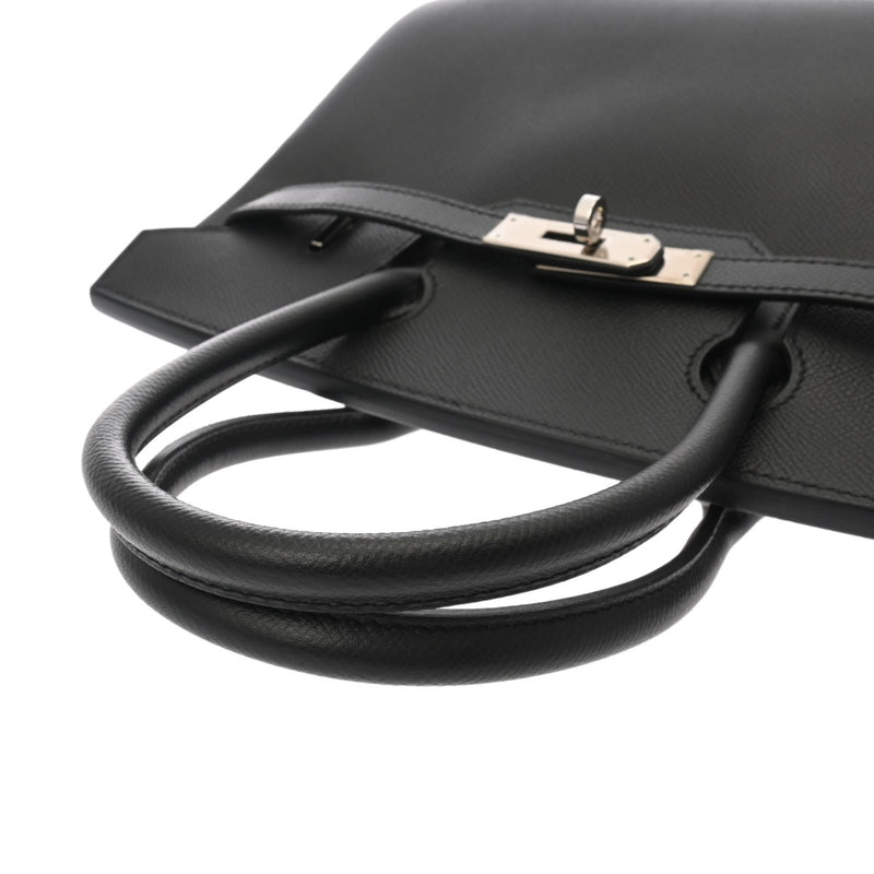 HERMES エルメス バーキン 30 ブラック □M刻印(2009年頃) レディース ヴォーエプソン ハンドバッグ Aランク 中古 銀蔵