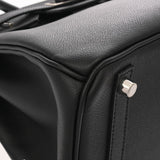 HERMES エルメス バーキン 30 ブラック □M刻印(2009年頃) レディース ヴォーエプソン ハンドバッグ Aランク 中古 銀蔵