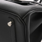 HERMES エルメス バーキン 30 ブラック □M刻印(2009年頃) レディース ヴォーエプソン ハンドバッグ Aランク 中古 銀蔵
